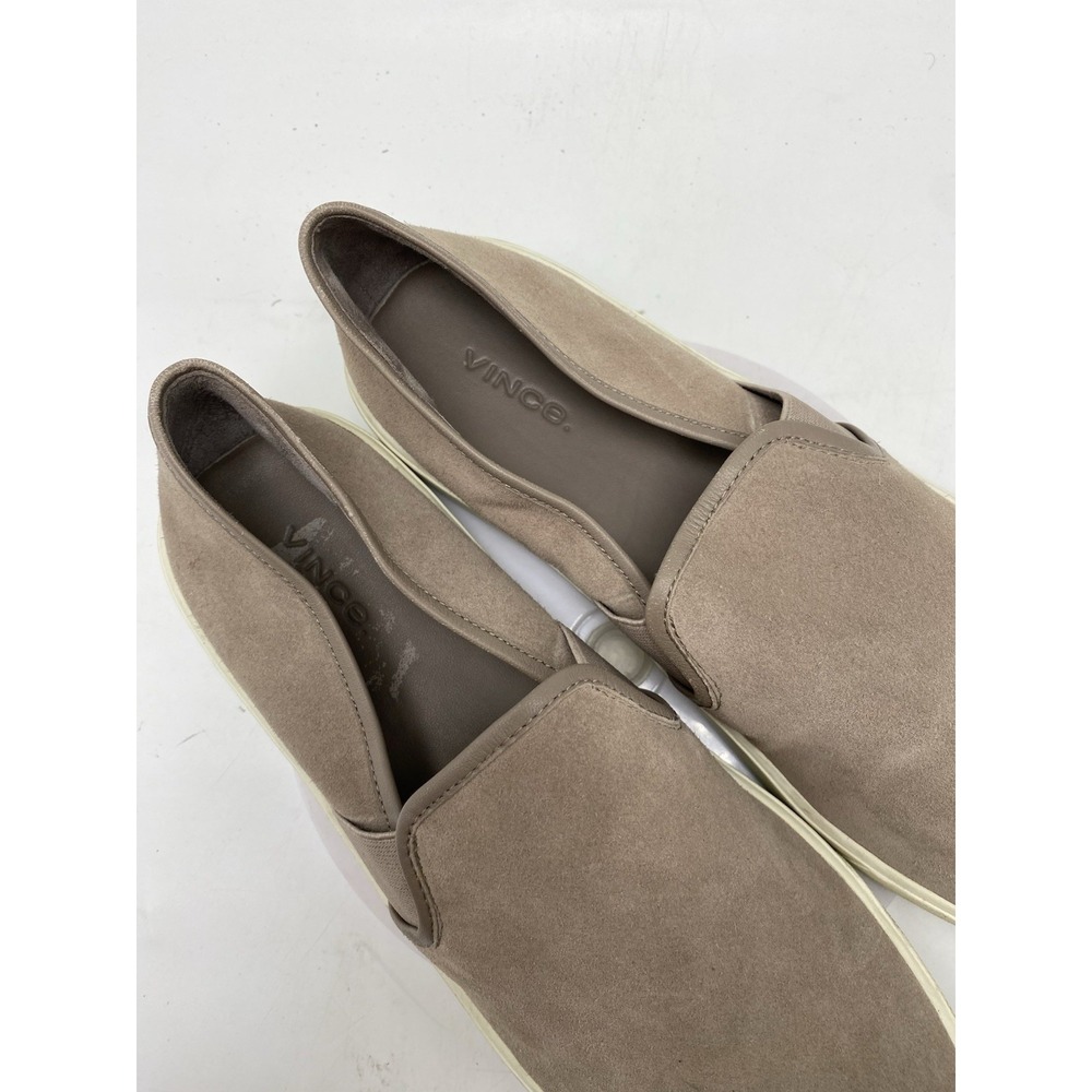 Vince. Shoes Women Size 8.5 Haggai Gray Suede Casual Slip On 4010 - Picture 11 of 14